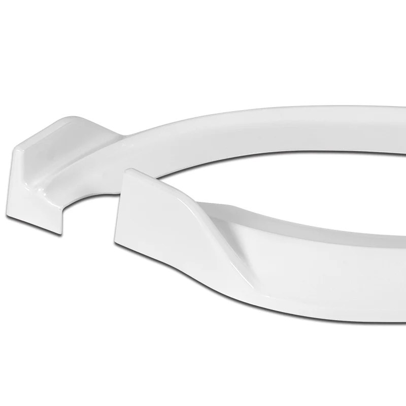 For 2011-2013 BMW 3-Series E92 E93 Coupe Painted White 3-PCS Front Bumper Spoiler Lip - Image 4