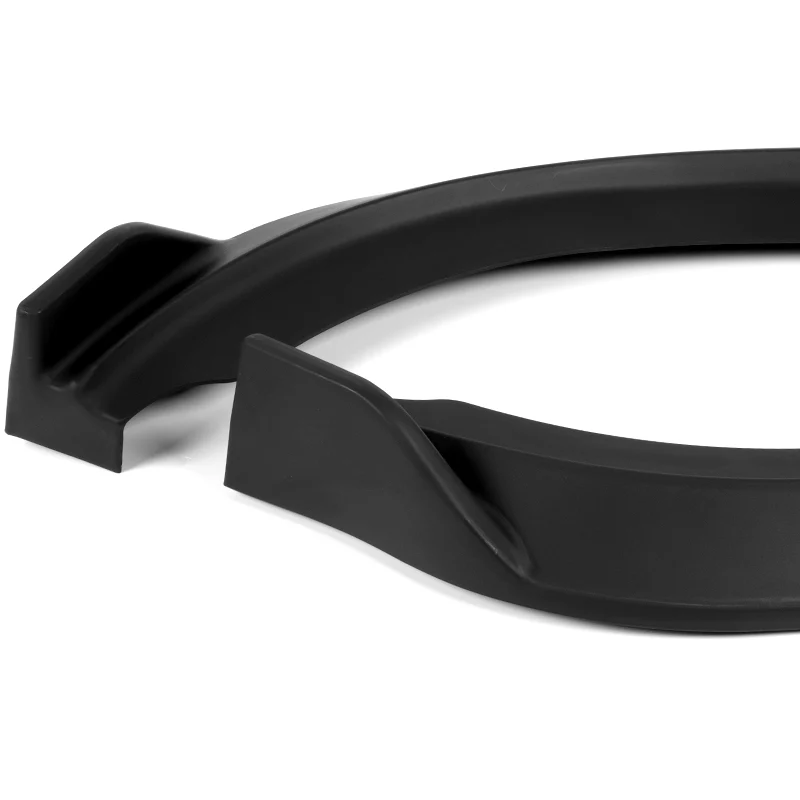 For 2011-2013 BMW 3-Series E92 E93 Matt Black 3-PCS Front Bumper Splitter Spoiler Lip - Image 2