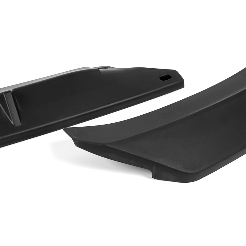 For 2011-2013 BMW 3-Series E92 E93 Matt Black 3-PCS Front Bumper Splitter Spoiler Lip - Image 4