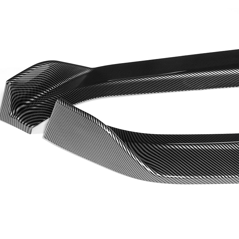 For 2011-2013 Hyundai Elantra Sedan Carbon Style Front Bumper Spoiler Splitter Lip - Image 2
