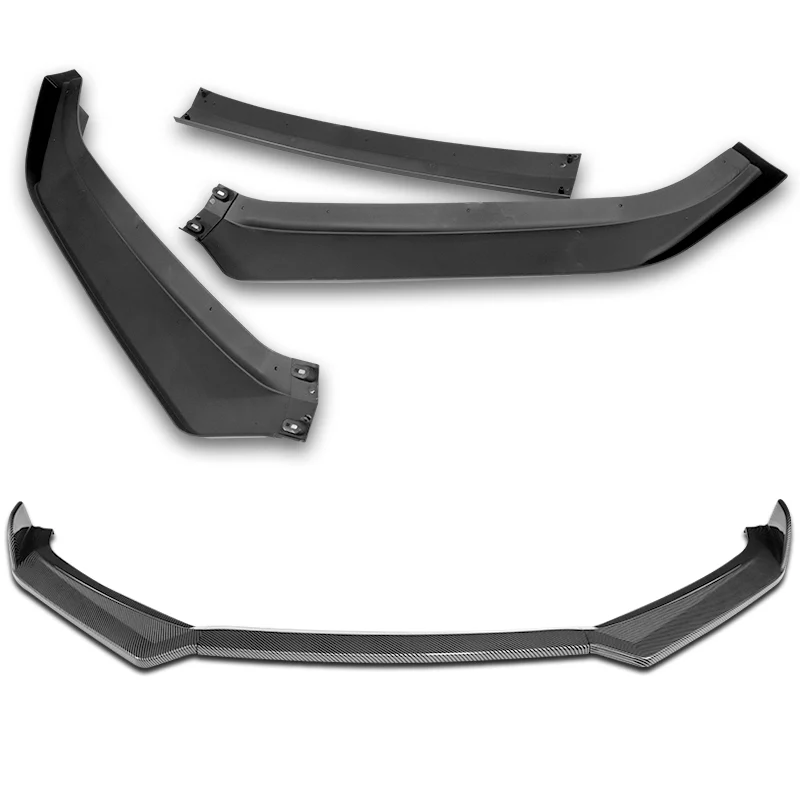 For 2011-2013 Hyundai Elantra Sedan Carbon Style Front Bumper Spoiler Splitter Lip - Image 3