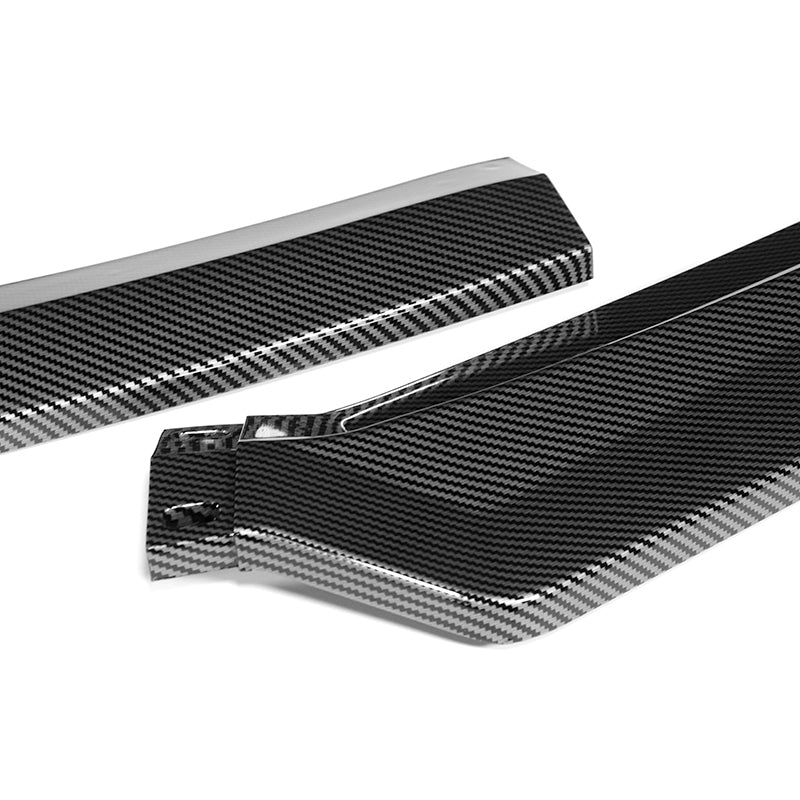 For 2011-2013 Hyundai Elantra Sedan Carbon Style Front Bumper Spoiler Splitter Lip - Image 5