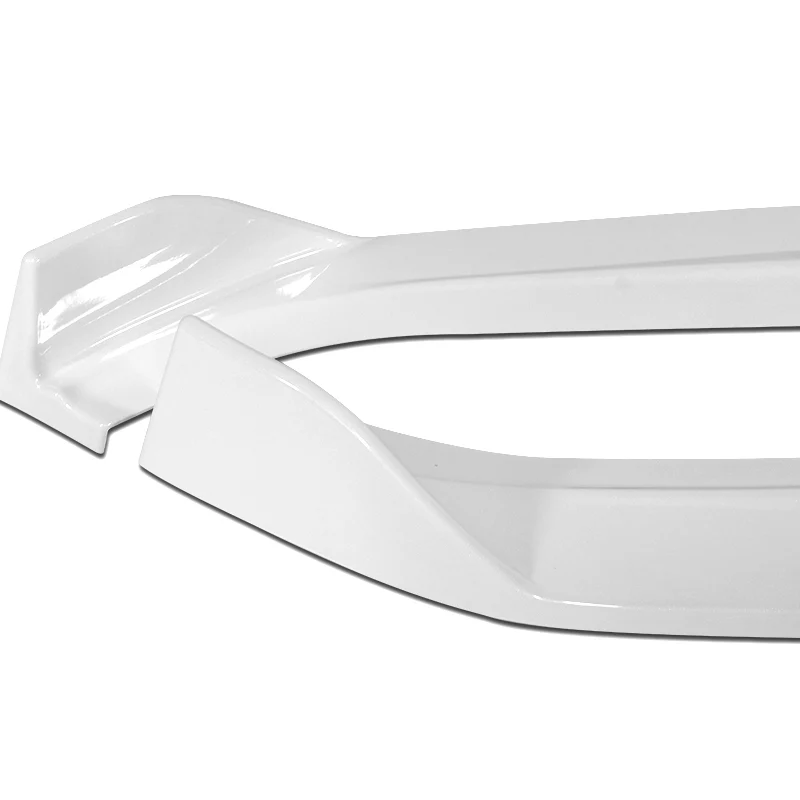 For 2011-2013 Hyundai Elantra Sedan Painted White Front Bumper Spoiler Splitter Lip - Image 2
