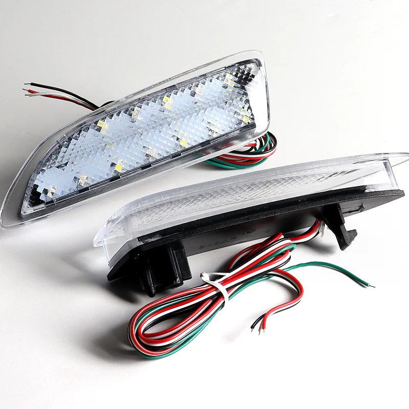 For 2011 – 2013 Lexus CT200h / Toyota Corolla LED Rear Bumper Stop Brake Light Kit -Clear Lens - Image 2