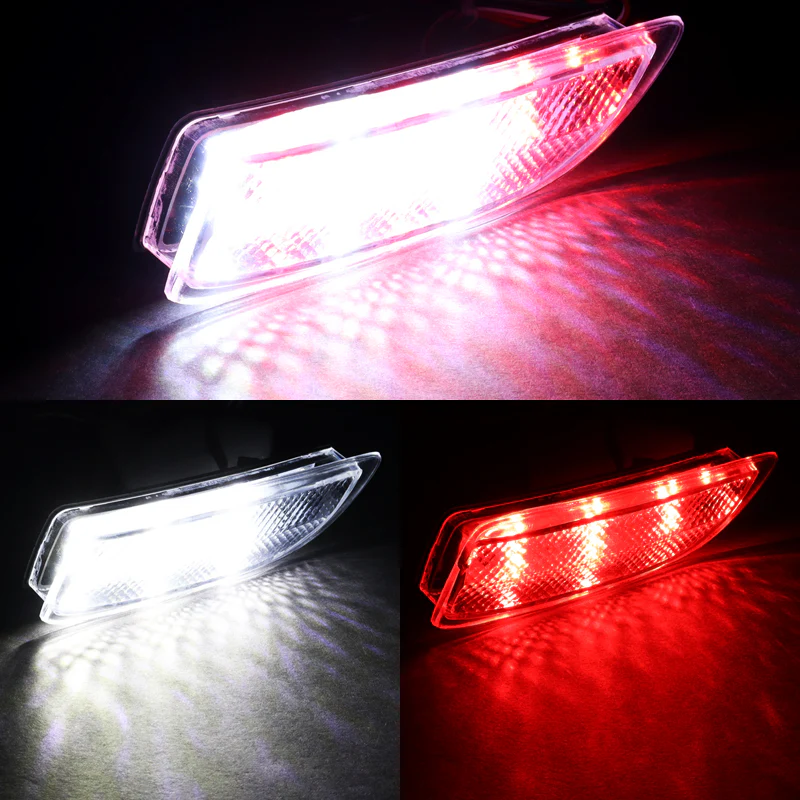 For 2011 – 2013 Lexus CT200h / Toyota Corolla LED Rear Bumper Stop Brake Light Kit -Clear Lens - Image 4