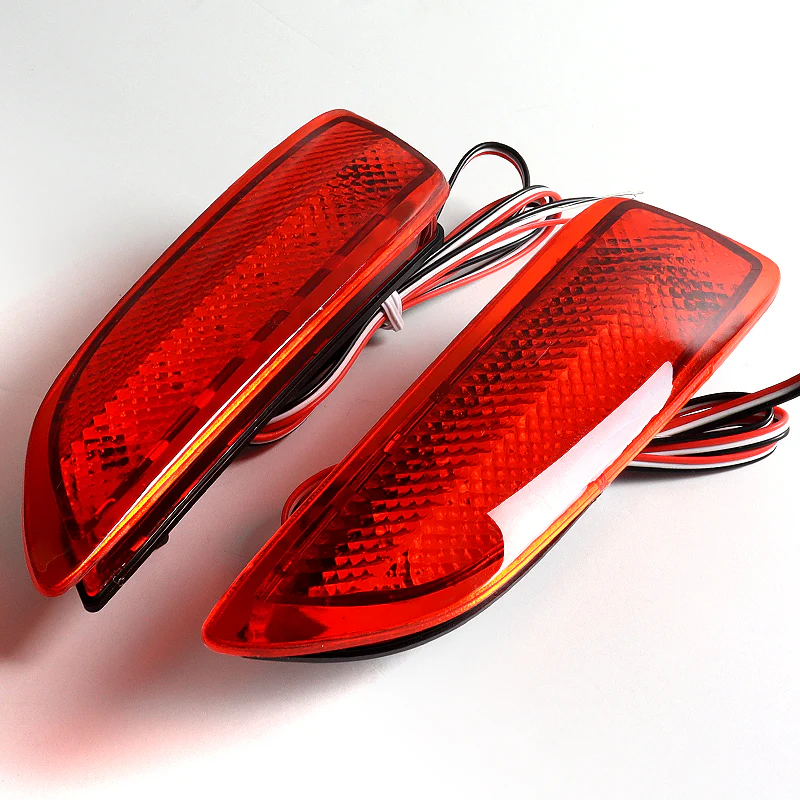 For 2011 – 2013 Lexus CT200h / Toyota Corolla LED Rear Bumper Stop Brake Light Kit -Red Lens - Image 2