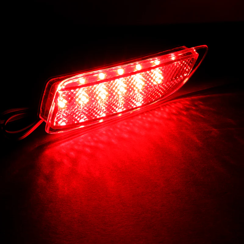 For 2011 – 2013 Lexus CT200h / Toyota Corolla LED Rear Bumper Stop Brake Light Kit -Smoke Lens - Image 4