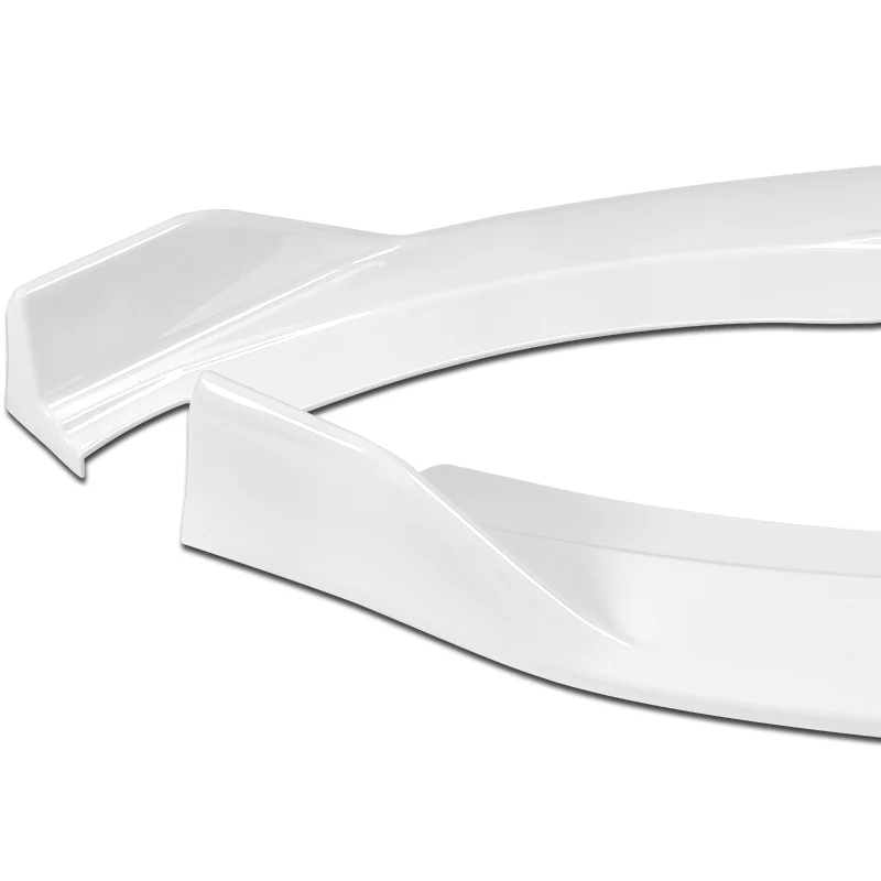 For 2011-2013 Scion TC V-Style 3-PCS  Painted White Front Bumper Spoiler Splitter Lip - Image 3
