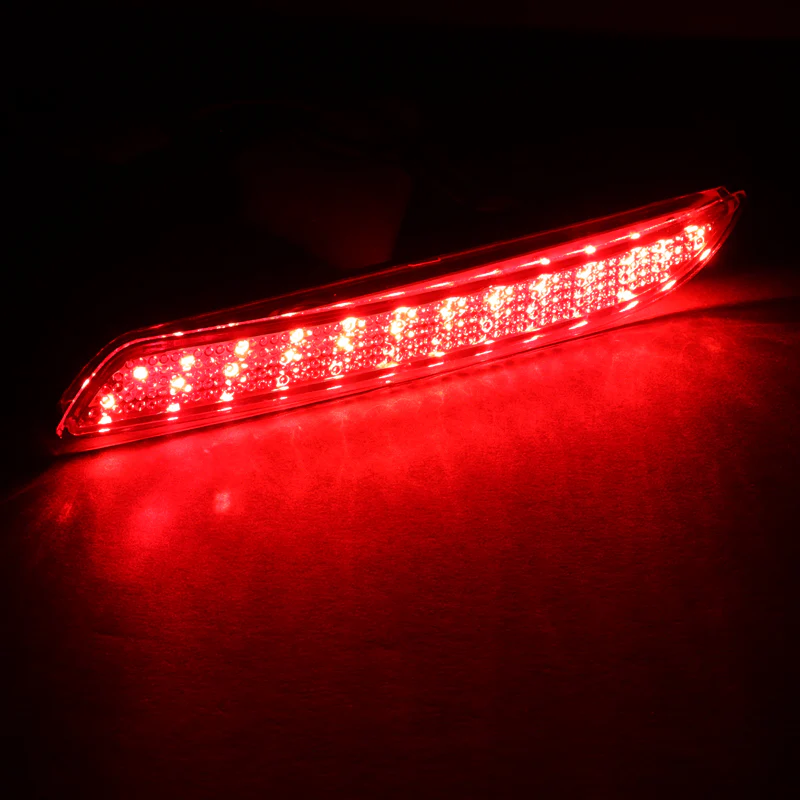 For 2011 – 2014 Acura TSX / Honda Insight LED Rear Bumper Stop Brake JDM Light Kit -Red Lens - Image 4