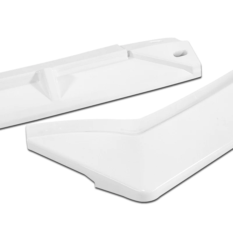 For 2011-2014 Acura TSX STP-Style 3-PCS Painted WHITE Front Bumper Spoiler Splitter Lip - Image 2