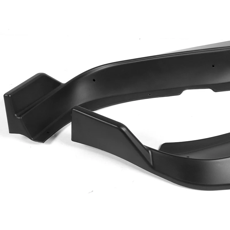 For 2011-2014 Dodge Charger Black Front Bumper Splitter Spoiler Lip STP-Style 3PCS - Image 4