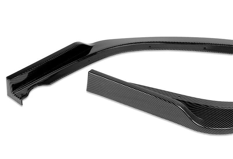 For 2011-2014 Subaru Impreza WRX STi CS2-Style Carbon Look Style Front Bumper Splitter Spoiler Lip 3PCS - Image 3