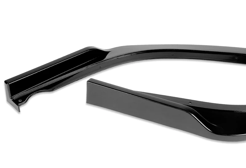 For 2011-2014 Subaru Impreza WRX STi CS2-Style Painted Black Front Bumper Splitter Spoiler Lip 3PCS - Image 3