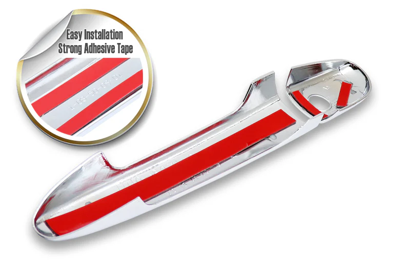 For 2009 - 2013 Mazda 6 Chrome Exterior Door Pull Handle Cover Cap Trim Kit 8PCS - Image 2