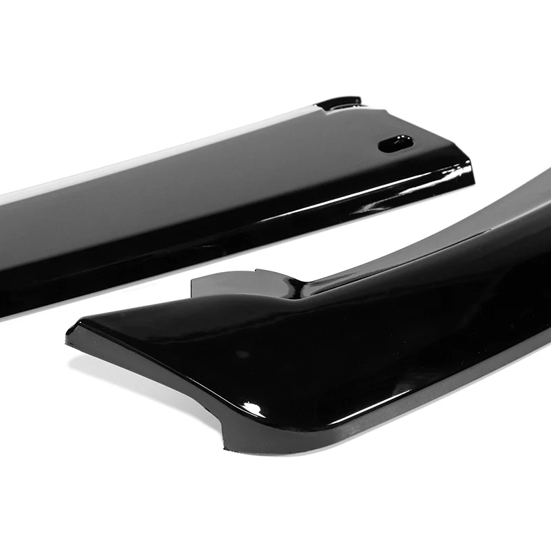 For 2011-2015 Scion xB STP-Style Painted Black Front Bumper Splitter Spoiler Lip 3PCS - Image 2