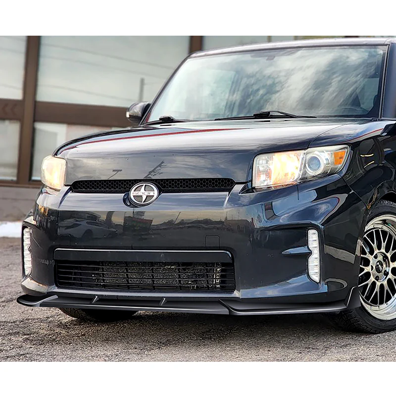 For 2011-2015 Scion xB STP-Style Painted Black Front Bumper Splitter Spoiler Lip 3PCS - Image 5