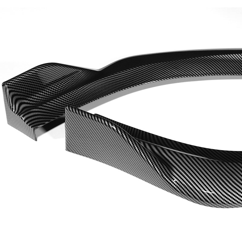 For 2011-2015 Scion xB STP-Style Carbon Look Front Bumper Splitter Spoiler Lip 3PCS - Image 3