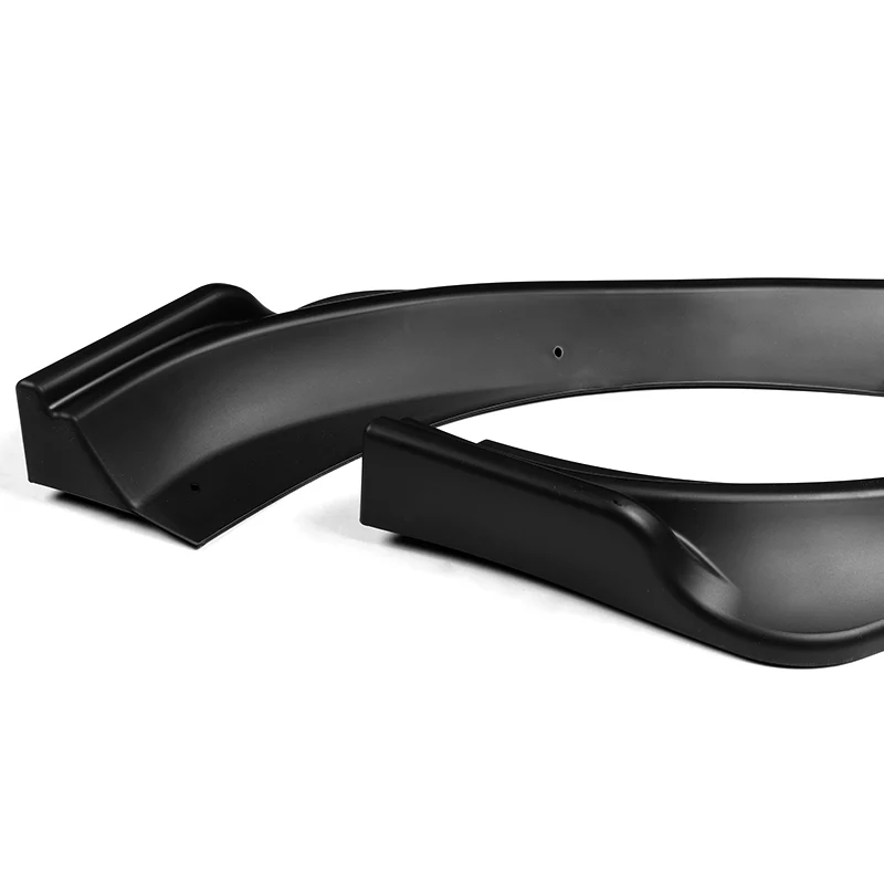 For 2013-2016 Hyundai Genesis Coupe Matt Black KS-Style Front Bumper Body Splitter Spoiler Lip 3PCS - Image 4