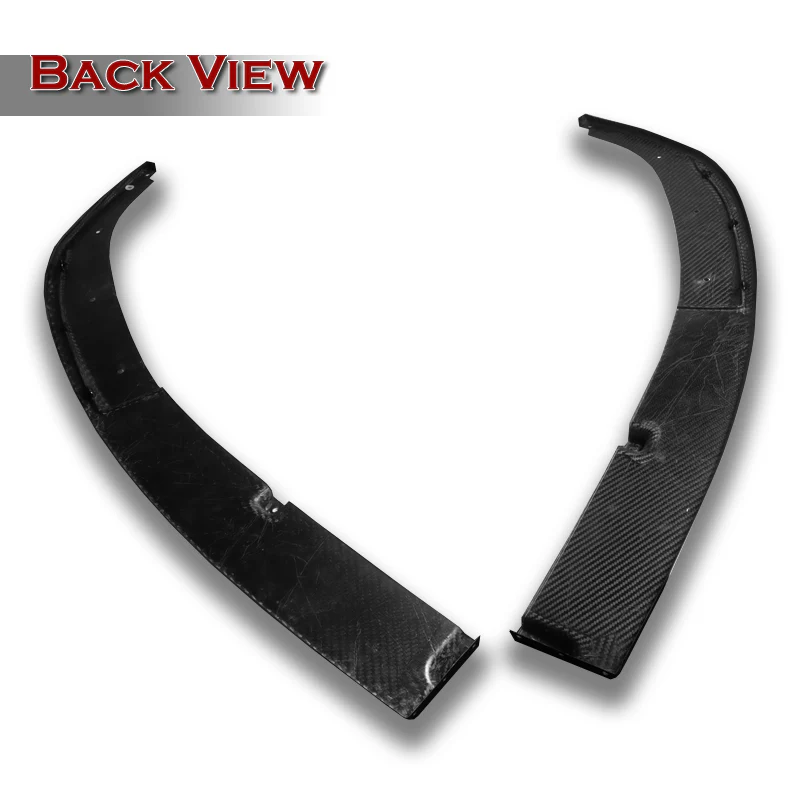 For 2011-2016 BMW F10 528i 530i M-Sport Carbon Fiber  4-PCS  Front Bumper Spoiler Lip - Image 4