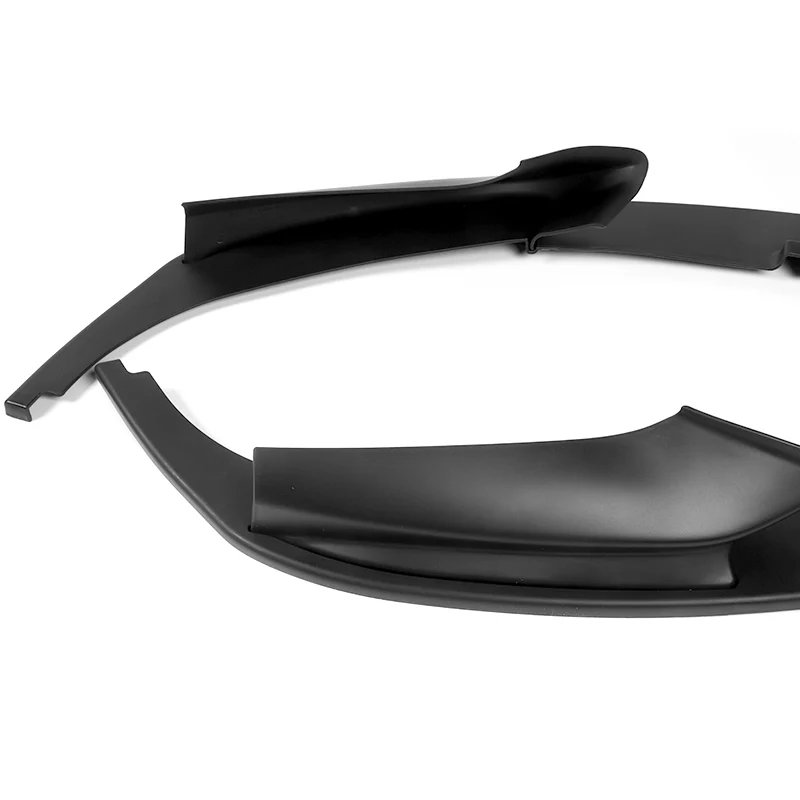 For 2011-2016 BMW F10 528i 530i M-Sport Matt Black- 4PCS Front Bumper Spoiler Lip - Image 2