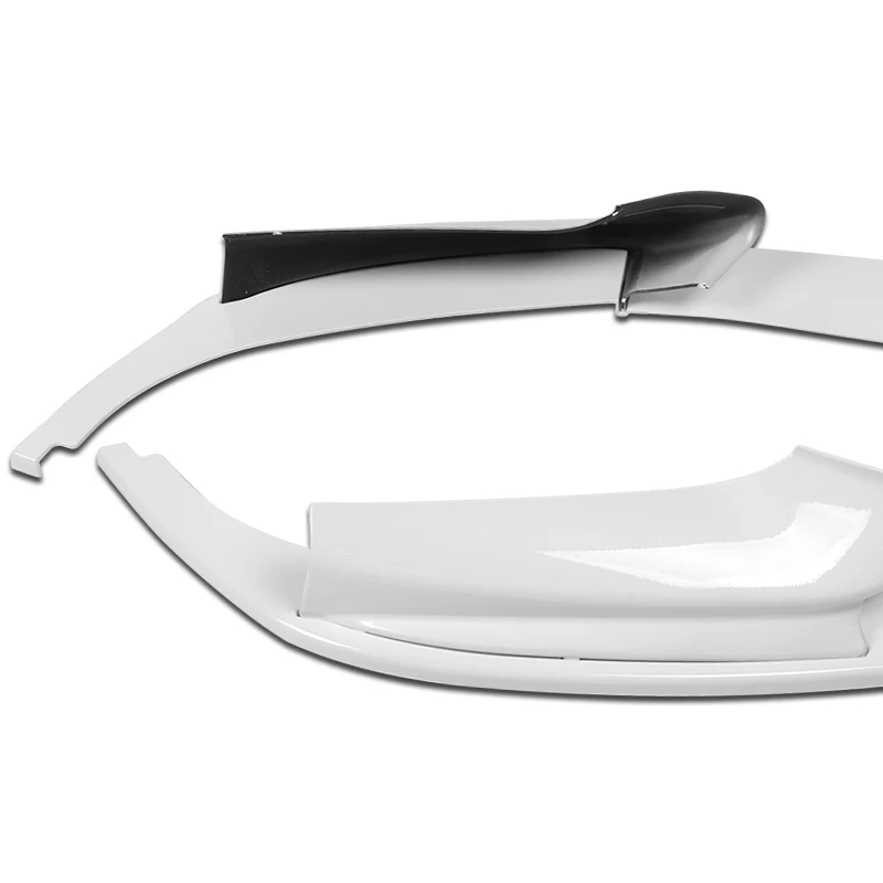 For 2011-2016 BMW F10 528i 530i M-Sport Painted White 4-PCS  Front Bumper Spoiler Lip - Image 4
