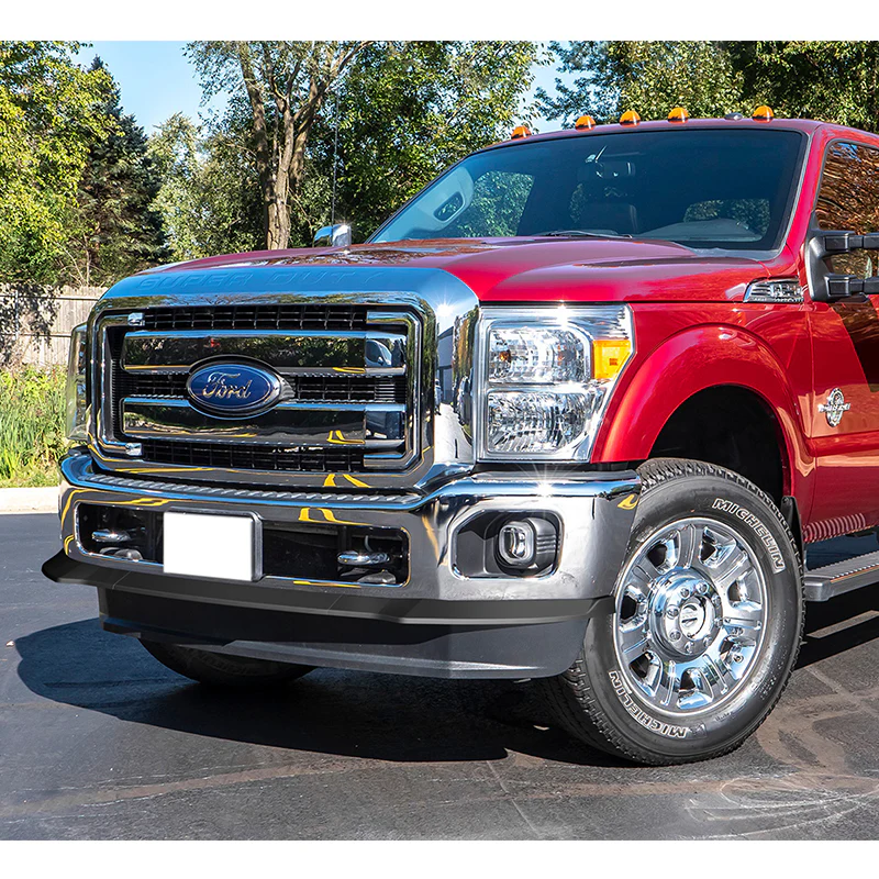 For 2011-2016 Ford F250 F350 F450 Super Duty STP-Style Front Bumper Spoiler Lip 3 Pieces - Image 5
