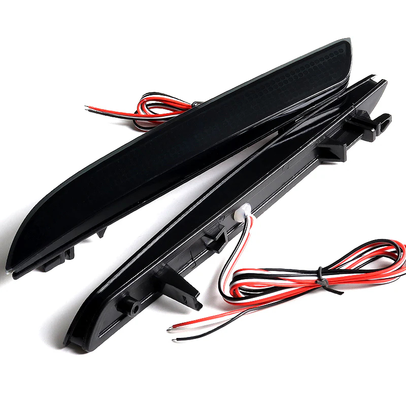For 2011 – 2016 Honda CR-Z / CR-V LED Rear Bumper Stop Brake JDM Light Kit -Smoke Lens - Image 2