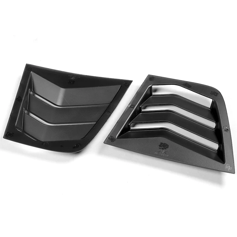 For 2011 - 2021 Dodge Charger ABS Side Window Louvers Scoop Sun Shade Covers Vent -Carbon Fiber Look - Image 4