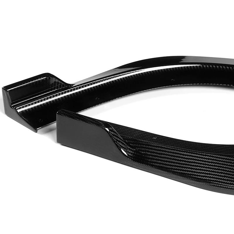 For 2012-2014 Chrysler 300 SRT8  3-PCS  Carbon Fiber Front Bumper Splitter Spoiler Lip - Image 3