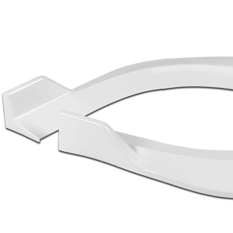 For 2012-2014 Chrysler 300 SRT8  3-PCS  Painted White Front Bumper Splitter Spoiler Lip - Image 3