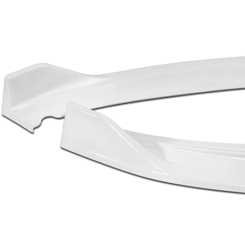 For 2012-2014 Ford Focus ST MK3 GT-Style Painted White Front Bumper Splitter Spoiler Lip 3PCS - Image 3