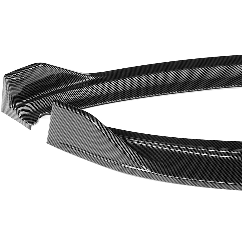 For 2012-2014 Ford Focus ST MK3 GT-Style Carbon Look Front Bumper Splitter Spoiler Lip 3PCS - Image 3