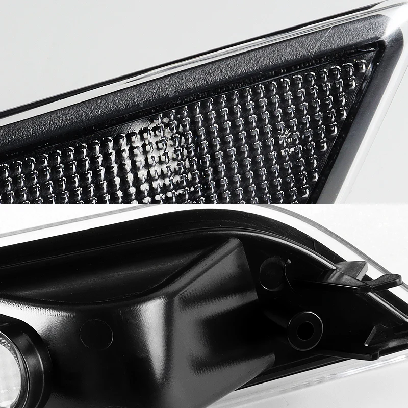 For 2012–2014 Mercedes-Benz W204 C-Class Turn Signal Front Fender Side Marker Lights -Clear Lens - Image 2