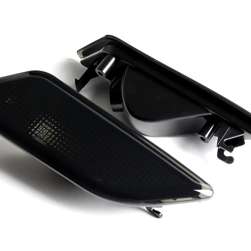 For 2012–2014 Mercedes-Benz W204 C-Class Turn Signal Front Fender Side Marker Lights -Smoked Lens - Image 2