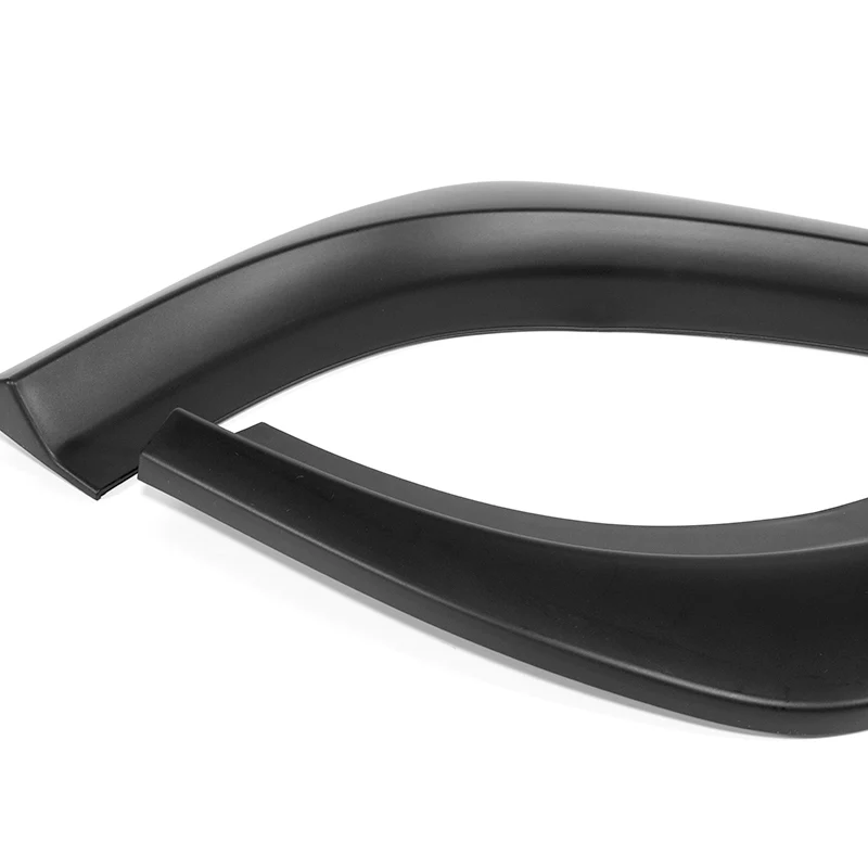 For 2012-2014 Mercedes-Benz W204 C63 AMG 3-PCS  Matt Black Front Bumper Spoiler Lip - Image 3