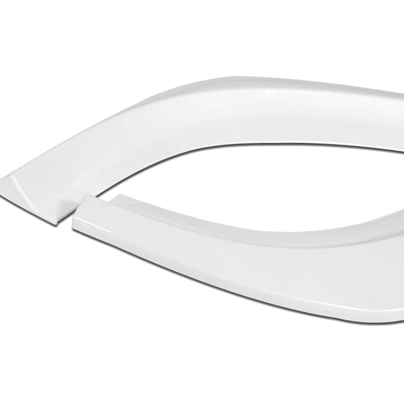 For 2012-2014 Mercedes-Benz W204 C63 AMG 3-PCS  Painted White Front Bumper Spoiler Lip - Image 3