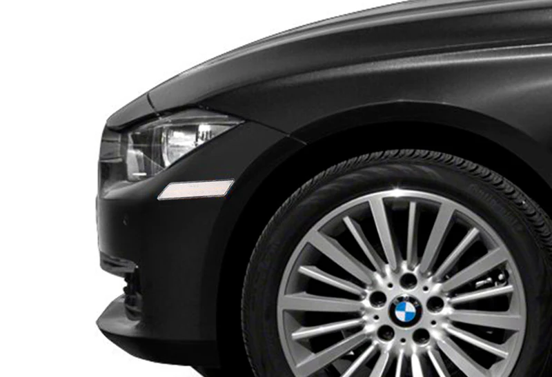 For 2012–2015 BMW F30 F31 3-Series Amber LED Turn Signal Bumper Side Marker Lights -Clear Lens - Image 5