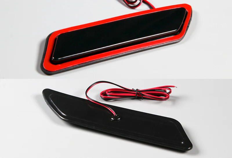 For 2012–2015 BMW F30 F31 3-Series White LED Turn Signal Bumper Side Marker Lights -Smoke Lens - Image 3