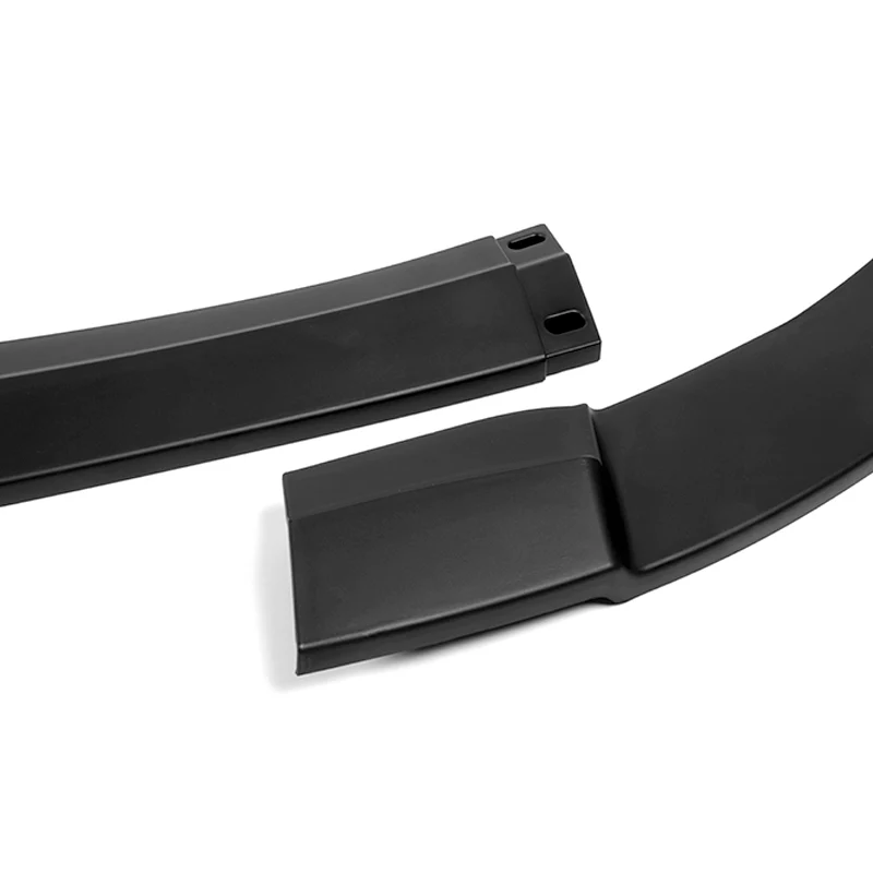 For 2012-2017 Hyundai Veloster Base  3-PCS Matt Black Front Bumper Body Kit Spoiler Lip - Image 2