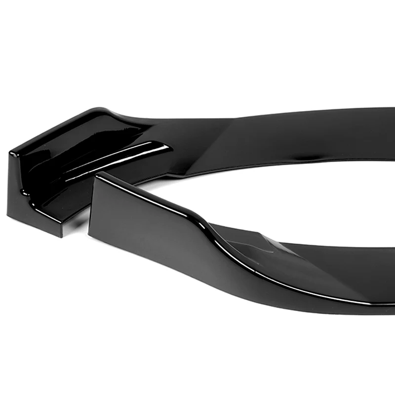 For 2012-2017 Hyundai Veloster Base 3-PCS Painted Black Front Bumper Body Spoiler Lip - Image 3