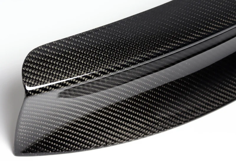 For 2012-2018 BMW 3-Series M-Sport Real Carbon Fiber Front Bumper Splitter Spoiler Lip 2PCS - Image 2