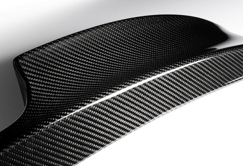 For 2012-2018 BMW 3-Series M-Sport Real Carbon Fiber Front Bumper Splitter Spoiler Lip 2PCS - Image 4