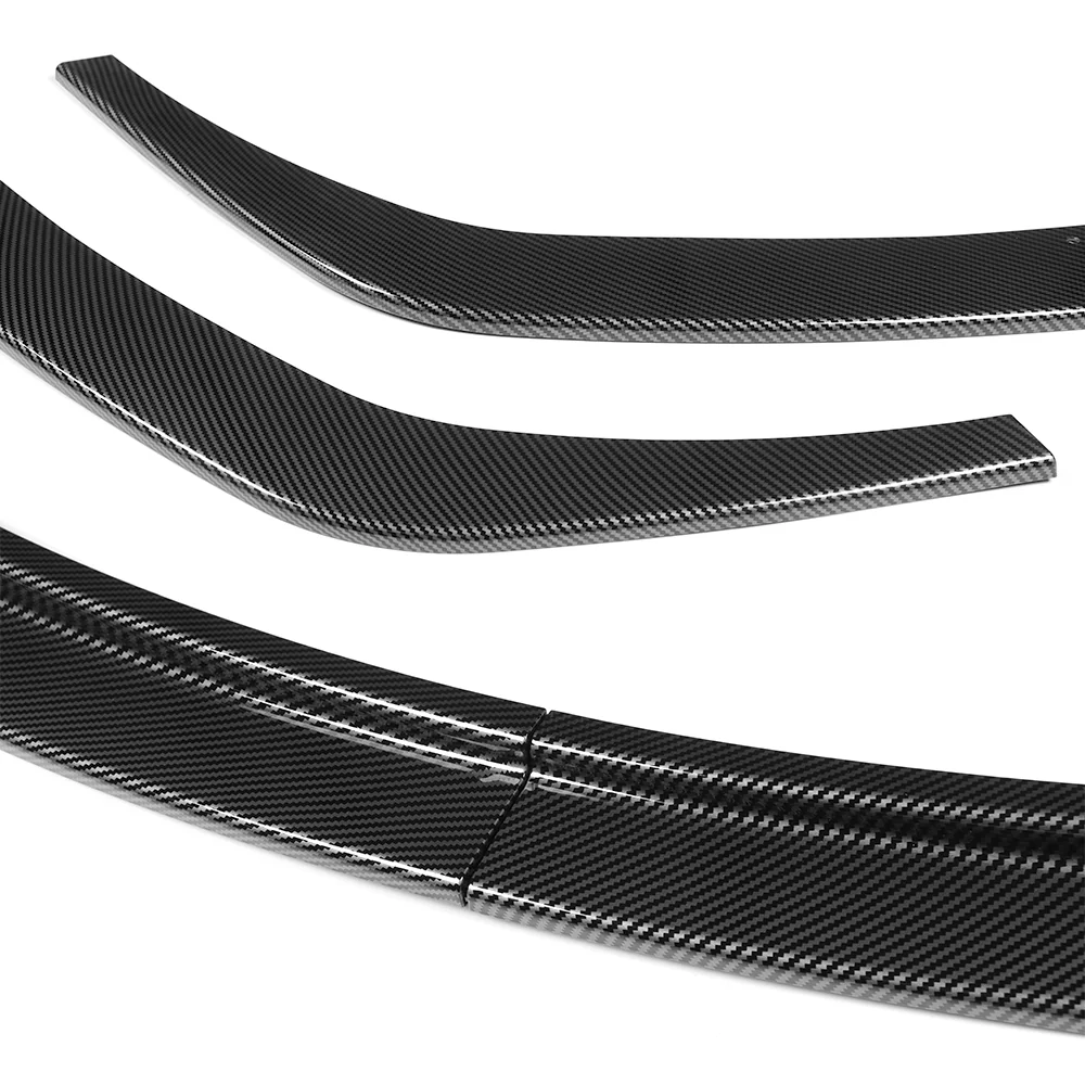 For 2012-2018 BMW 6-Series F06 F12 F13 M-Sport Front Bumper Splitter Spoiler Lip 4PCS -Carbon Fiber Look - Image 5