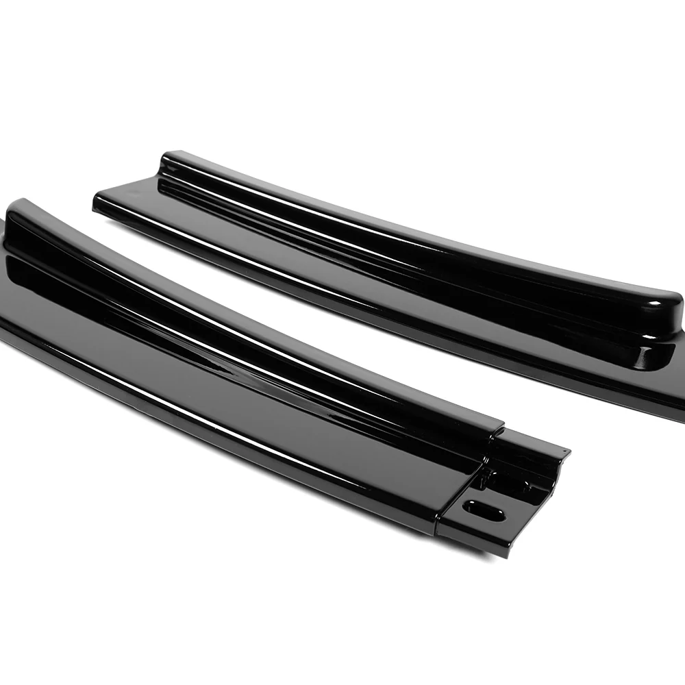 For 2012-2018 BMW 6-Series F06 F12 F13 M-Sport Front Bumper Splitter Spoiler Lip 4PCS -Painted Black - Image 3