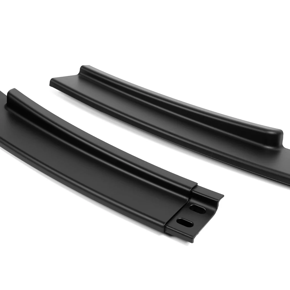 For 2012-2018 BMW 6-Series F06 F12 F13 M-Sport Front Bumper Splitter Spoiler Lip 4PCS -Unpainted Matte Black - Image 4