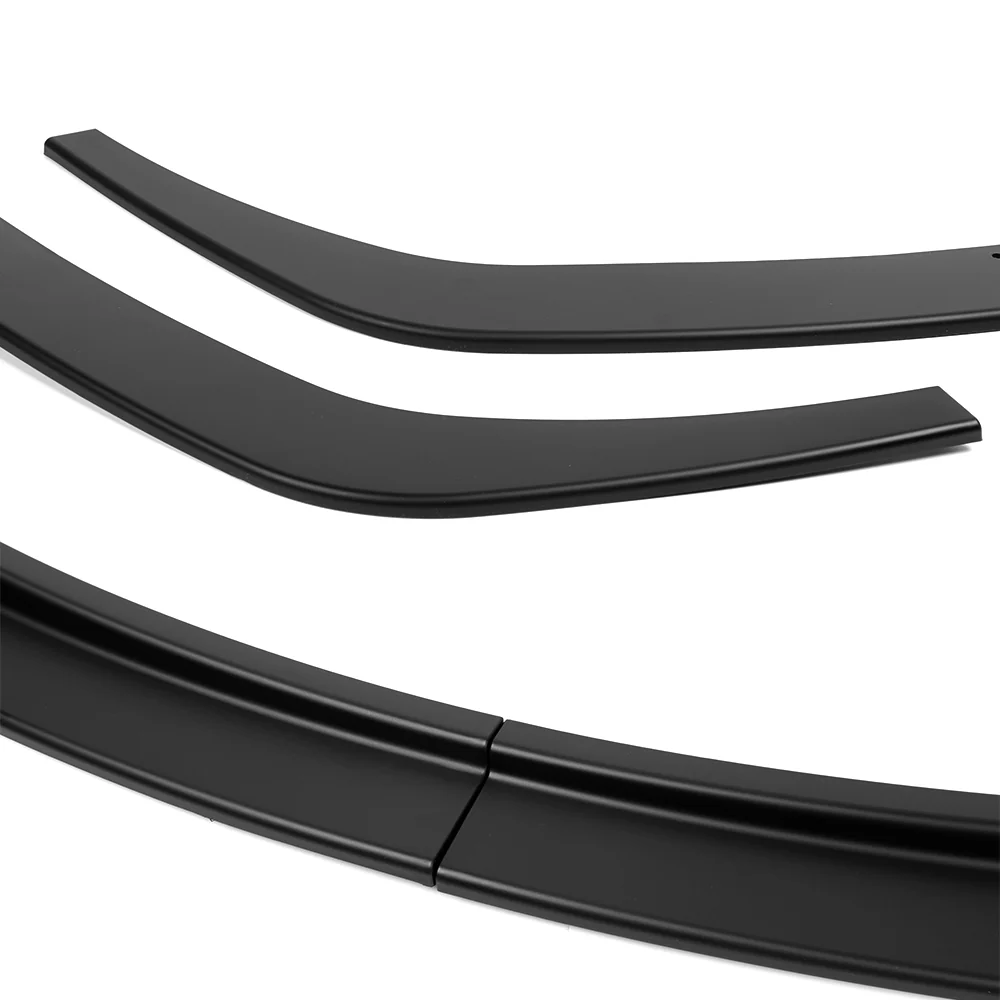 For 2012-2018 BMW 6-Series F06 F12 F13 M-Sport Front Bumper Splitter Spoiler Lip 4PCS -Unpainted Matte Black - Image 6