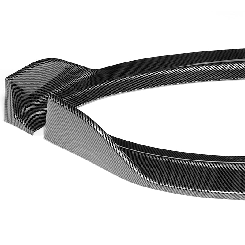 For 2013-17 Hyundai Elantra GT Hatchback Carbon 3-PCS Painted Front Bumper Spoiler Lip - Image 3
