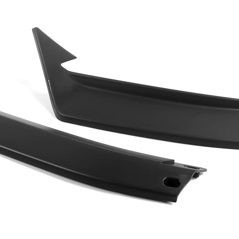 For 2023-2024 Honda Accord Matte Black Front Bumper Body Splitter Spoiler Lip 3PCS - Image 2