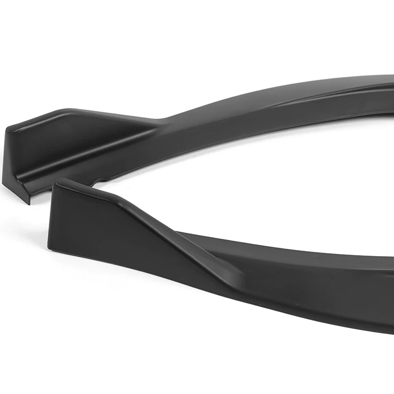 For 2023-2024 Honda Accord Matte Black Front Bumper Body Splitter Spoiler Lip 3PCS - Image 3