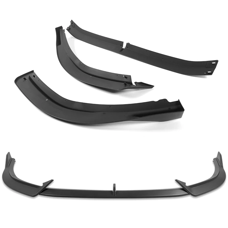 For 2023-2024 Honda Accord Matte Black Front Bumper Body Splitter Spoiler Lip 3PCS - Image 4